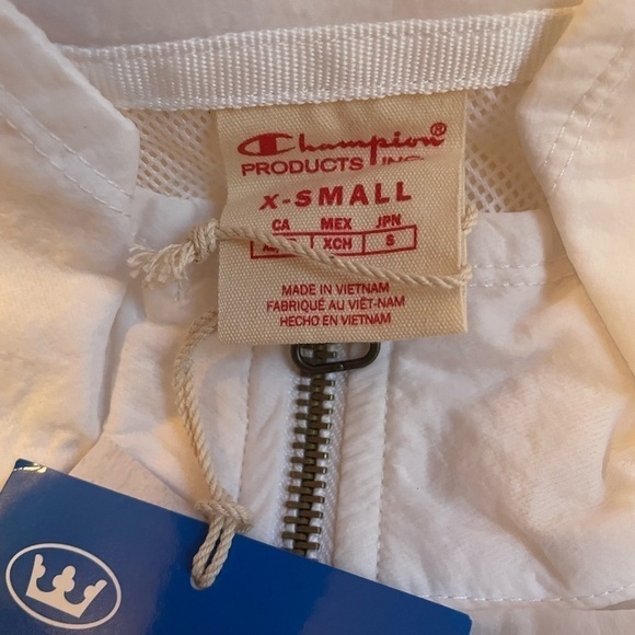 Champion Premium Reverse Weave track jacket Oversized C Logo white - Picture 12 of 15